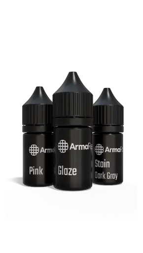[F2]  Arma Resin-Light Curing Stain & Glaze Set 